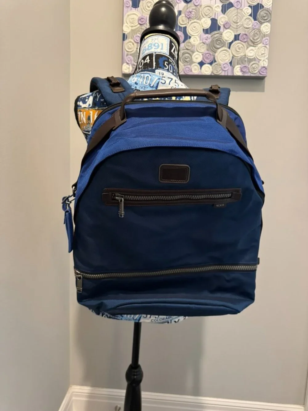 TUMI Alpha Bravo 22365BLC1 Navy Backpack Laptop Bag NEW Unused Rare